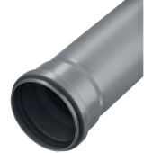 Труба канализационная Lammin (Ламмин) (Lm35127311500) d110x1500 мм пластиковая для внутренней канализации