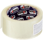 Лента упаковочная клейкая Unibob (Унибоб) прозрачная 48 мм х 66 м (151048121177/62070/28130)