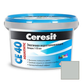 Затирка цементная эластичная Ceresit (Церезит) CE 40 Aquastatic Манхеттен №10 2 кг