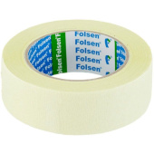 Лента малярная клейкая Folsen (Фолсен) для изогнутых линий 38 мм 25 м (0293825)