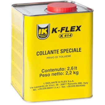 Клей контактный каучуковый K-Flex (К-Флекс) К-414 для трубной изоляции 2,6 л