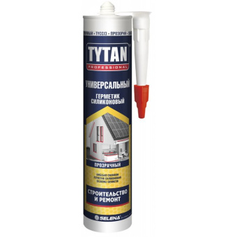 Герметик силиконовый Tytan (Титан) Professional универсальный прозрачный (71491) 280 мл