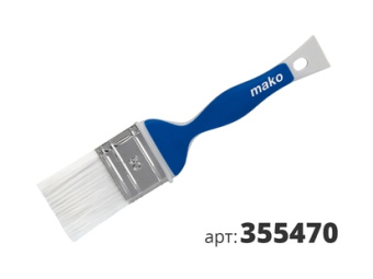 MAKO кисть флейцевая, белая mako all in one щетина 355470