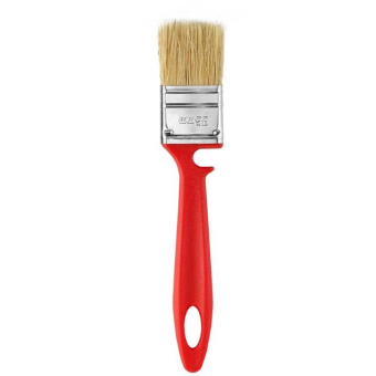 Кисть плоская Wenzo (Вензо) Pro натуральная щетина 35х10 мм для эмалей и лаков на алкидной основе (688344)