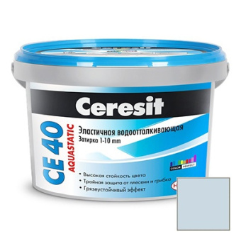 Затирка цементная эластичная Ceresit (Церезит) CE 40 Aquastatic Крокус №79 2 кг