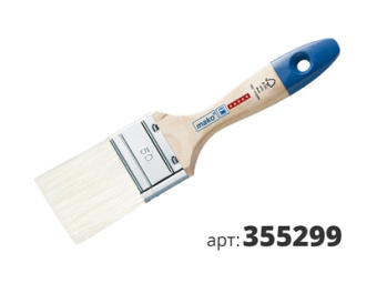 МАКО Кисть флейцевая, белая mako all in one щетина 355299