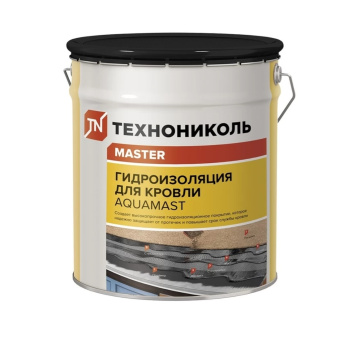 Мастика битумно-резиновая Технониколь (Tehnonikol) AquaMast для кровли 18 кг
