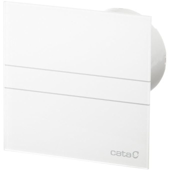 Вытяжной вентилятор Cata (Ката) E-100 GT осевой с таймером 150х150 мм d100 мм Белый