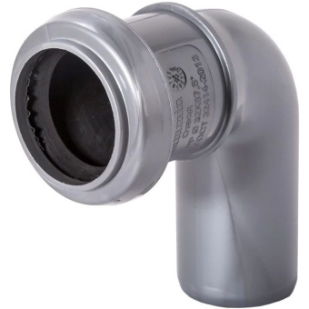 Отвод Lammin (Ламмин) d32 мм 87° пластиковый для внутренней канализации (Lm35040003290)