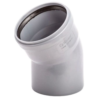 Отвод Lammin (Ламмин) (Lm35040011030) d110 мм 30° пластиковый для внутренней канализации (Lm35040011030)