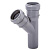 Тройник Lammin (Ламмин) d32 мм 45° пластиковый для внутренней канализации (Lm35090323245)